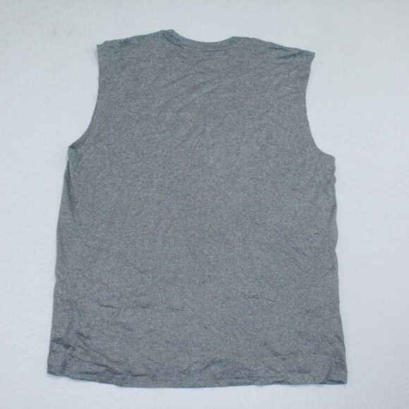 The Nike Tee Men Gray Dri Fit Tank Sleeveless Athletic Cut Size XL - Picture 2 of 8